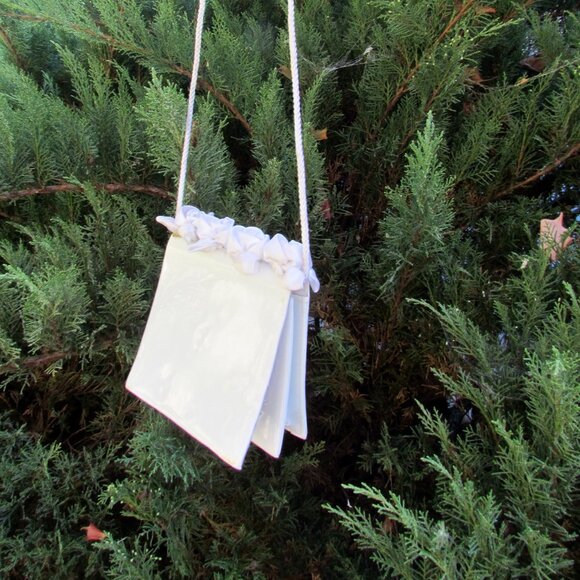 BABY SANDALS + PURSE, TODDLER 5 WHITE SHOES + CUTE BAG w ROSES, FUN for DRESS-UP - Picture 2 of 8